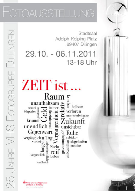 Plakat Zeit ist